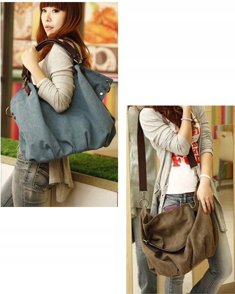 DUŻA TORBA A4 TOREBKA DAMSKA CANVAS SHOPPER X910 Wzór dominujący bez wzoru