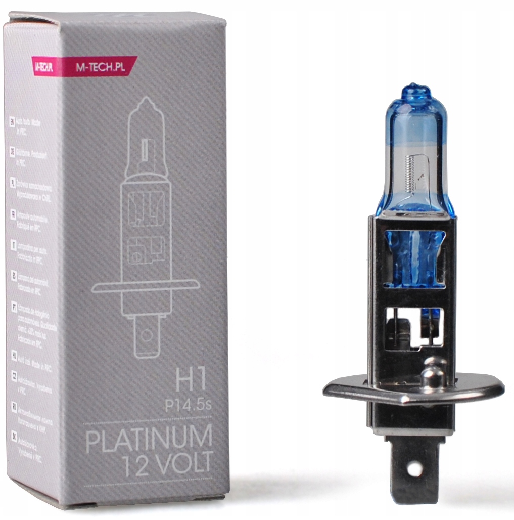 Żarówka M-Tech Powertec H1 PLATINUM+130% 12V