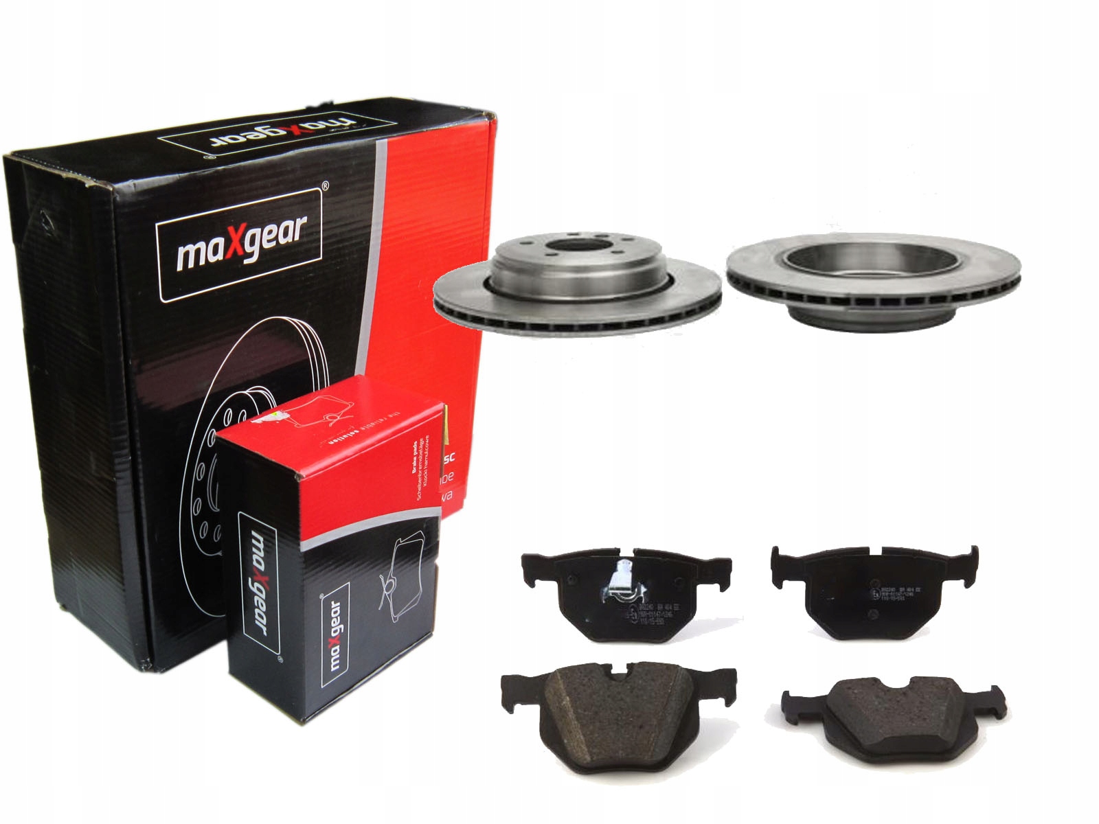 

Tarcze Klocki Maxgear Tył Bmw 5 E60 E61 6 E63 E64