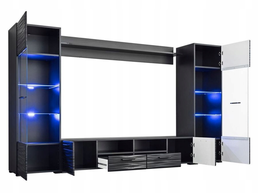 Meble, meblościanka do salonu MODICA LED GRATIS Marka inna