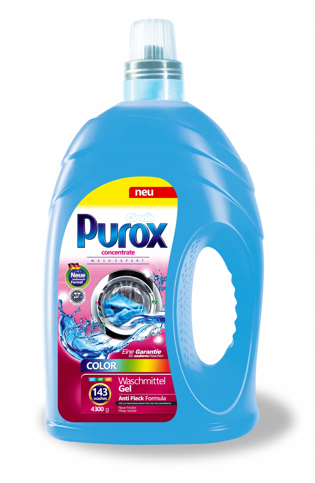 

Purox, żel do prania jasnych i kolor. tkanin, 4,3l