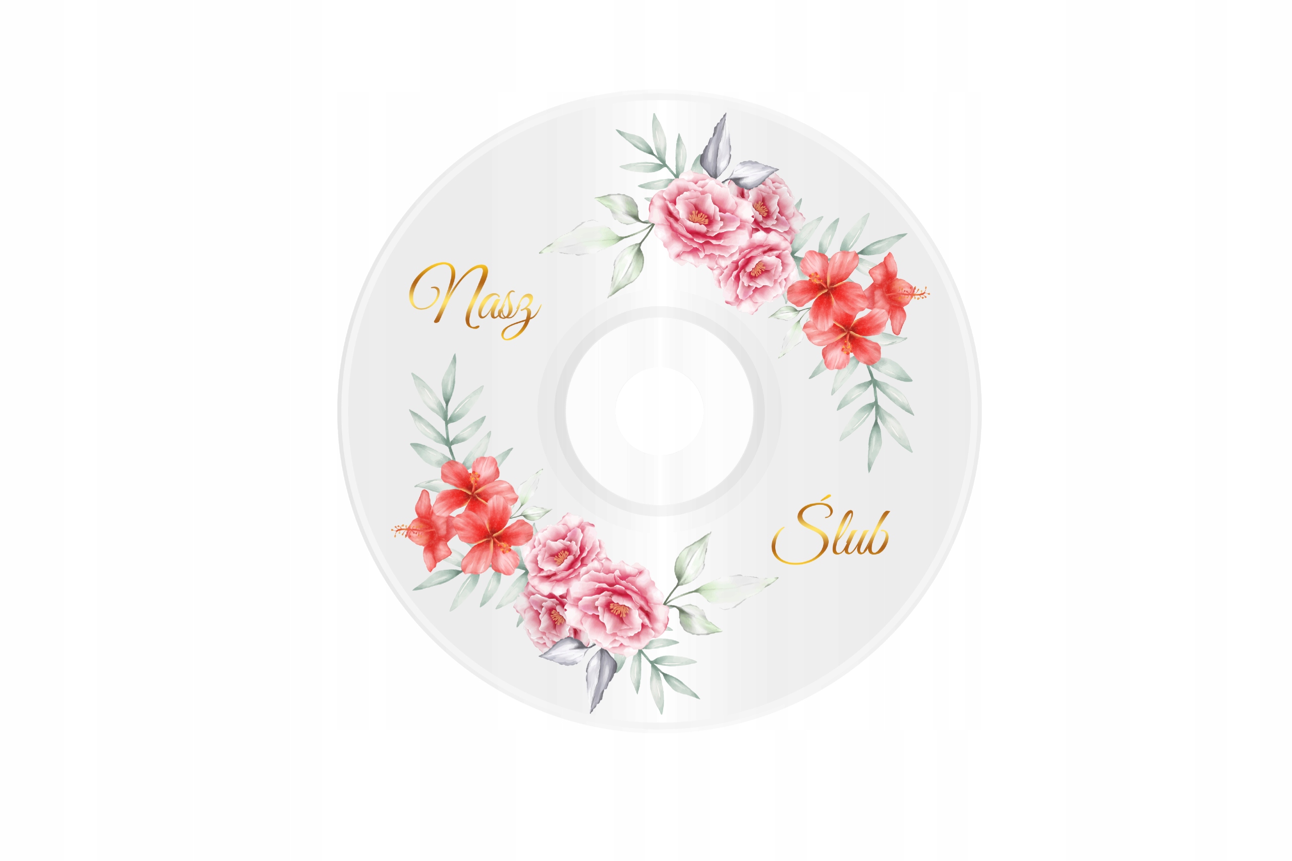 

Płyta DVD z nadrukiem nasz ślub