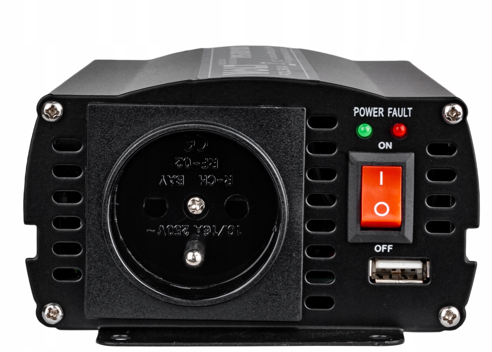 PRZETWORNICA 12V 230V SAMOCHODOWA NAPIECIA 1000W 5 Net power 500 W