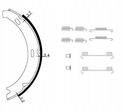 TEXTAR SZCZEKI HAMULCOWE MERCEDES CLK/KLASA C Producent części Textar