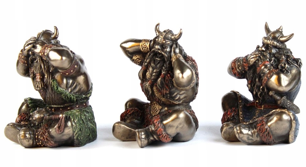 WIKING WIKINGOWIE FIGURKA NIE MÓWI NIE SŁYSZY NIE WIDZI Kod producenta 77634