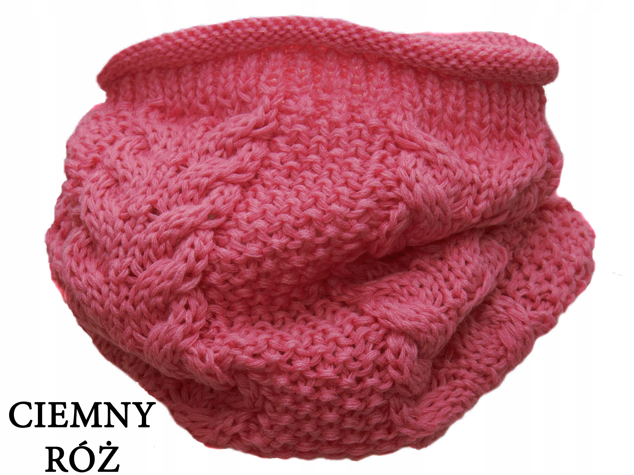 zimowy KOMIN TUBA GOLF wełna damski kaptur DZIECI Rodzaj komin