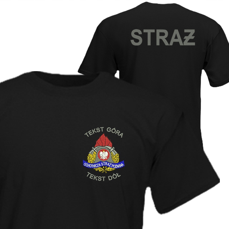 

Koszulka Straż Osp/psp z Haftem, Nazwa Jednostki