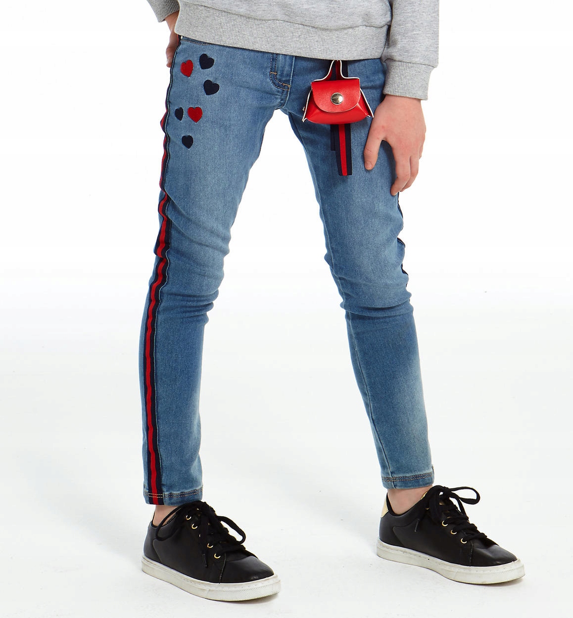 Spodnie jeansowe iDo W523 rozm 158 Materiał dominujący bawełna