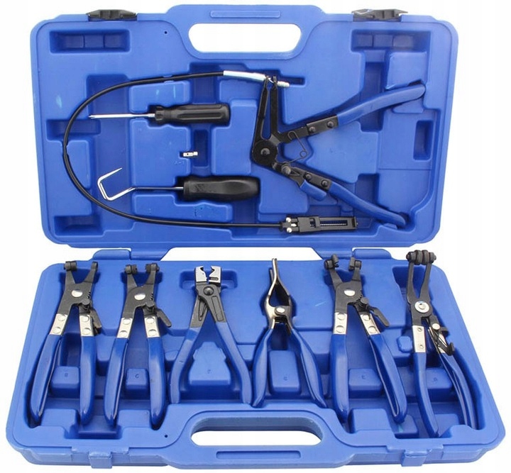 SZCZYPCE DO OPASEK ZACISKOWYCH ZESTAW 9 ELEMENTÓW