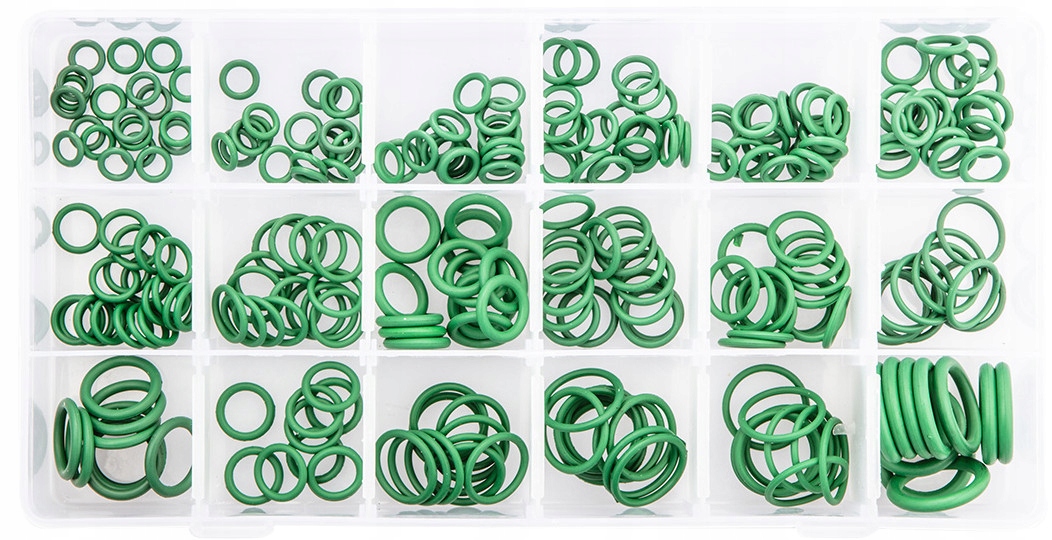 NEO ZESTAW 270 ORINGÓW DO KLIMATYZACJI HNBR ORGANIZER 18 ROZMIARÓW 11-976