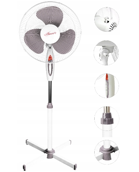 WENTYLATOR PODŁOGOWY VT-04 40cm 40W