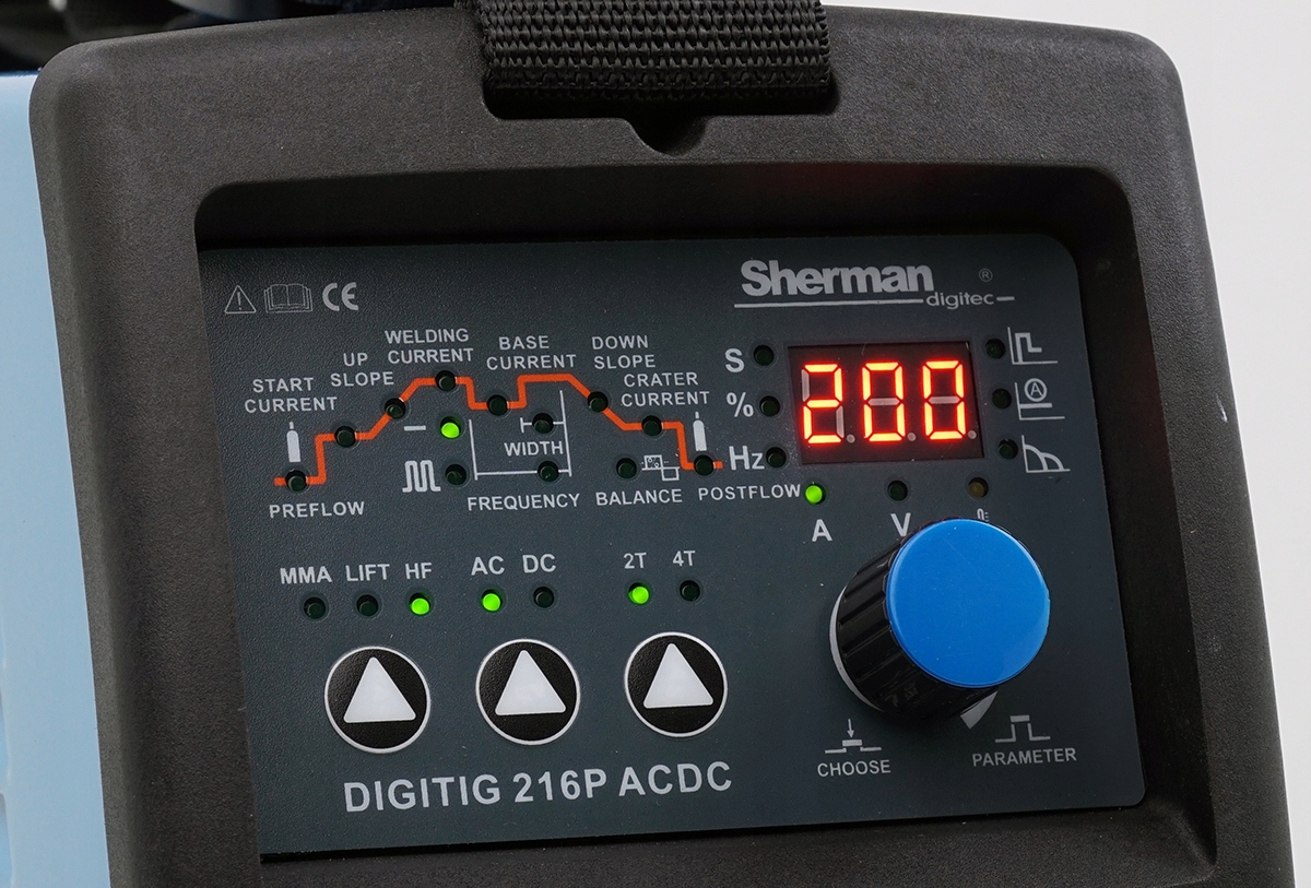 Spawarka TIG Sherman 200 AC/DC Puls zestaw butla Marka Sherman