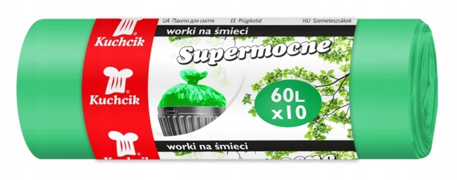 

Kuchcik 2821 Worki Na Śmieci Mocne 60L x 10SZT