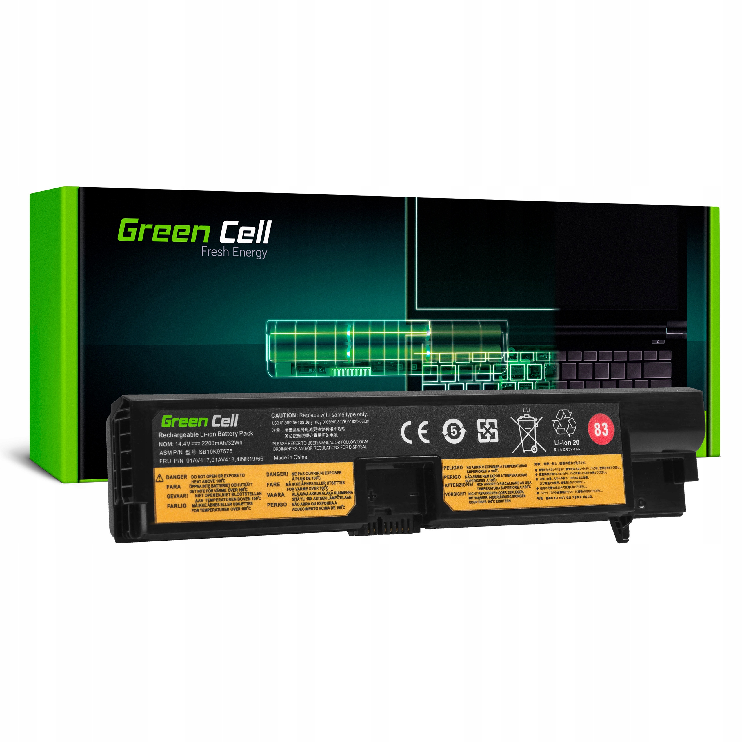 

Bateria 01AV418 do Lenovo ThinkPad E570 20H5 20H6