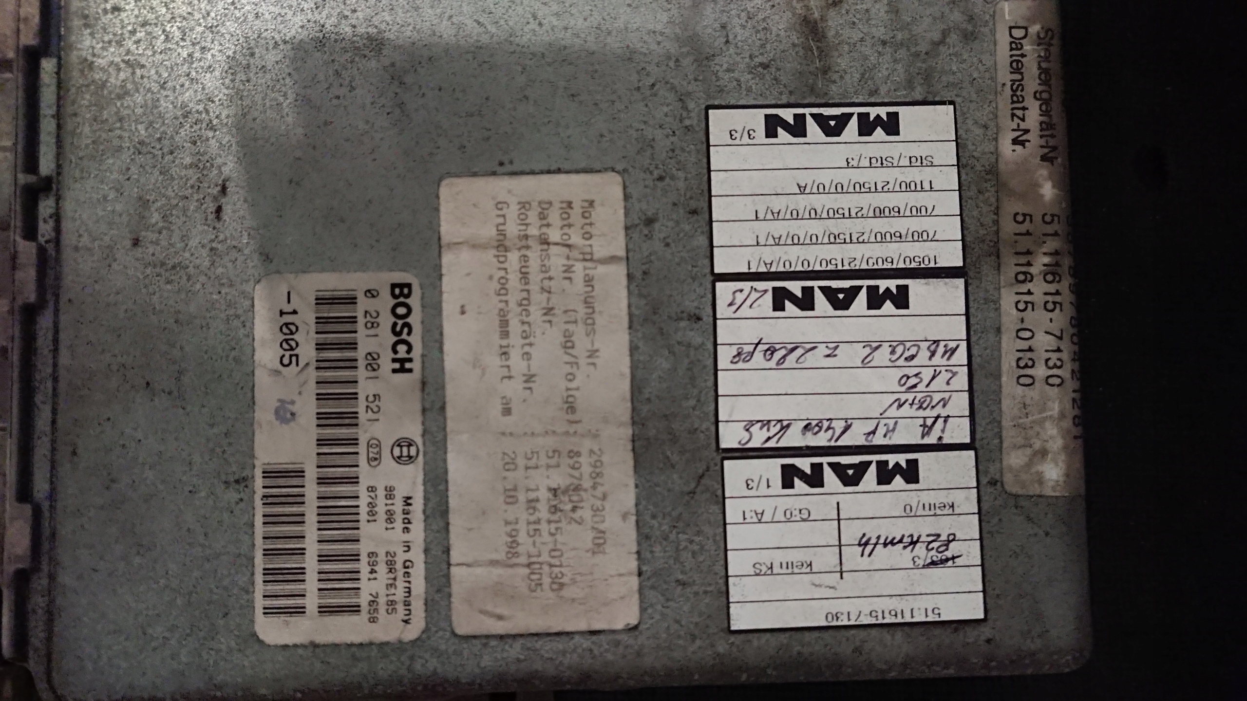 Sterownik EDC MS5 MAN F2000 , F90, M2000, Autobusy - programowania