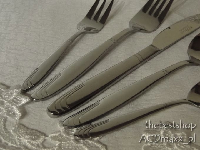 SZTUĆCE HOFFNER POŁYSK komplet 84 elementy LUX Linia SZTUĆCE