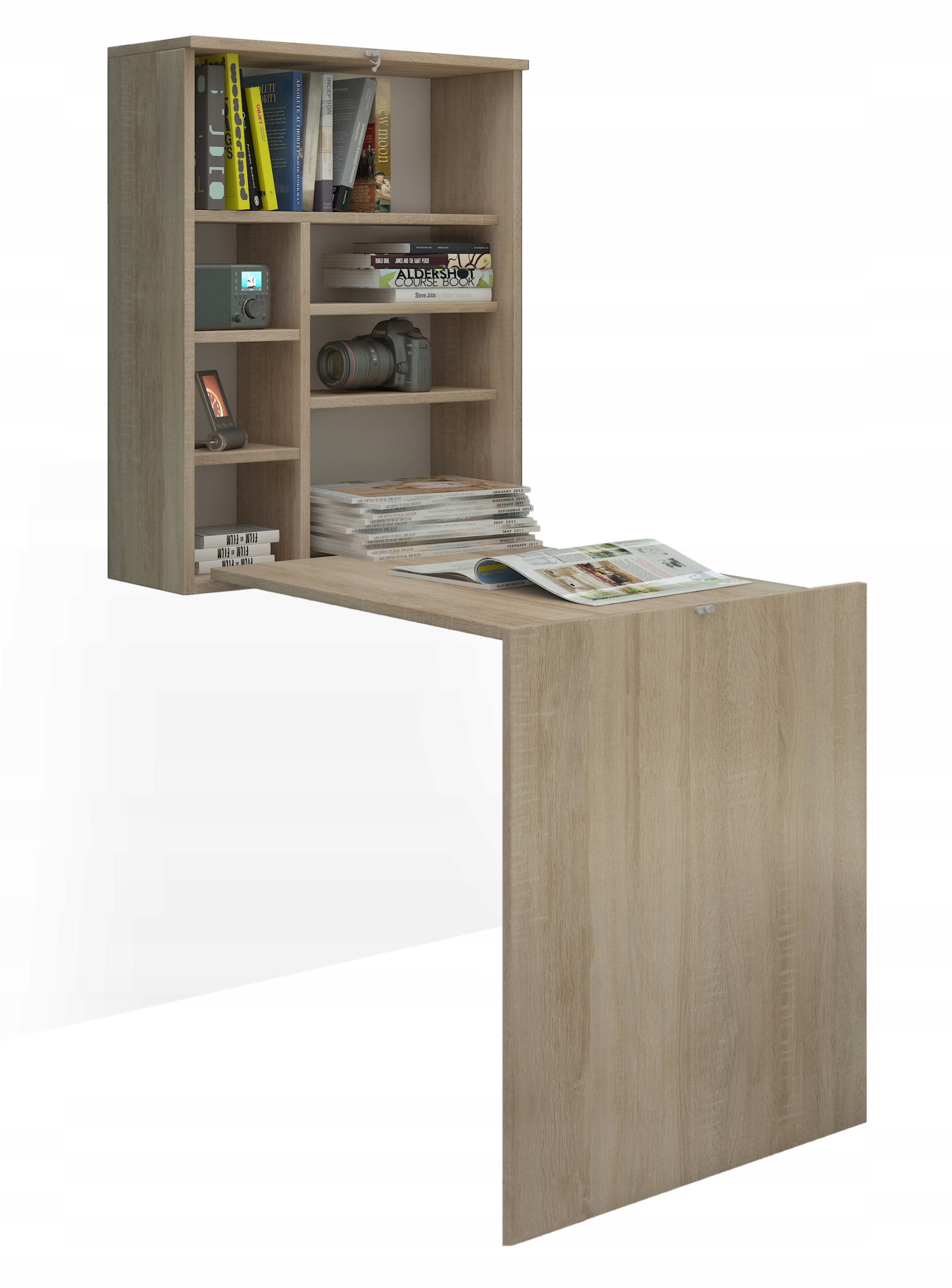 

Biurko składane wiszące ścienne Hide sonoma jasna