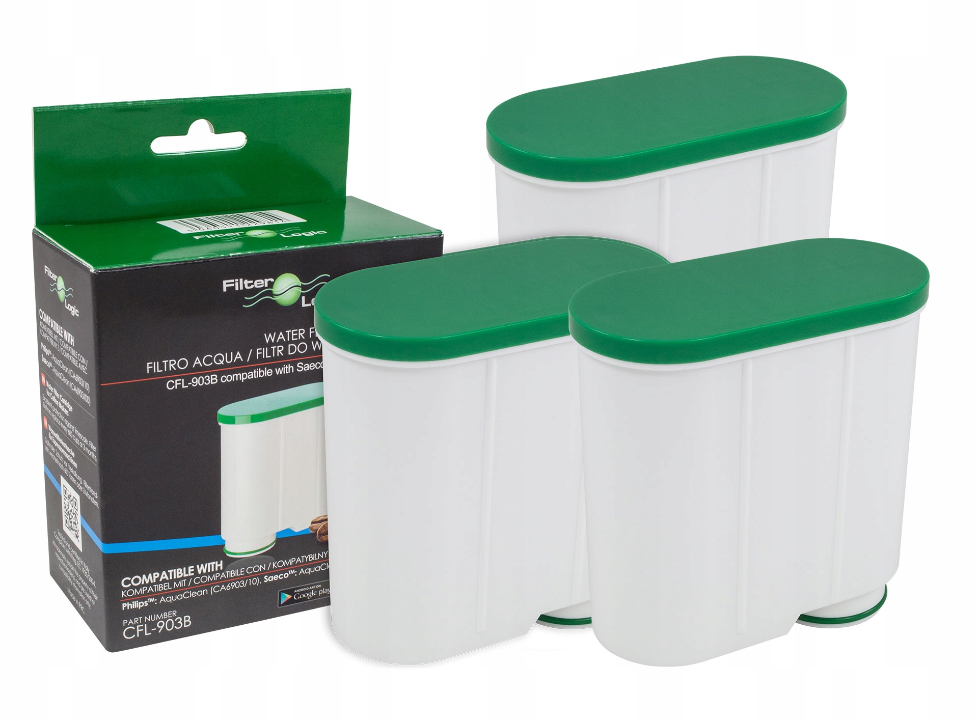 

Trójpak Filtr Wody Saeco CA6903 Zamiennik 3 sztuki