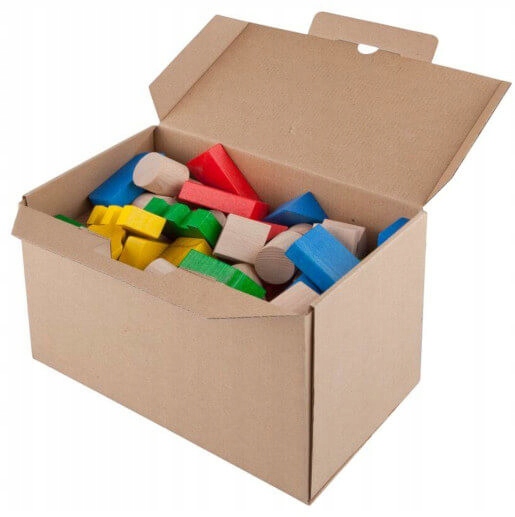 

Klocki drewniane 100 kolor Polskie Bezpieczne Lupo