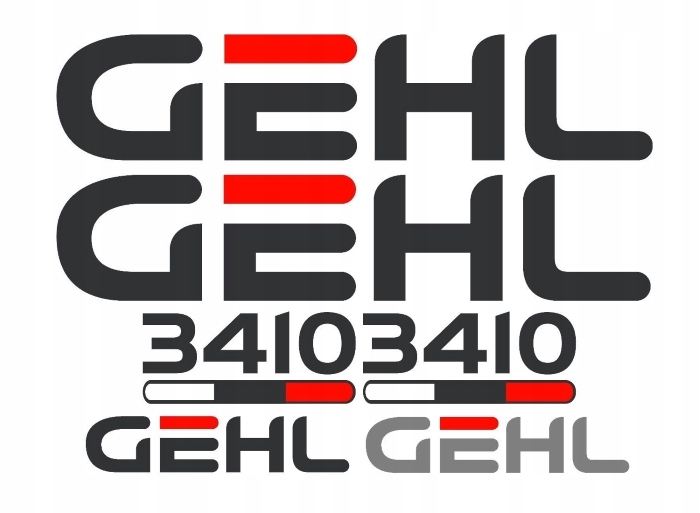 Samolepky s lepením Gehl 3410