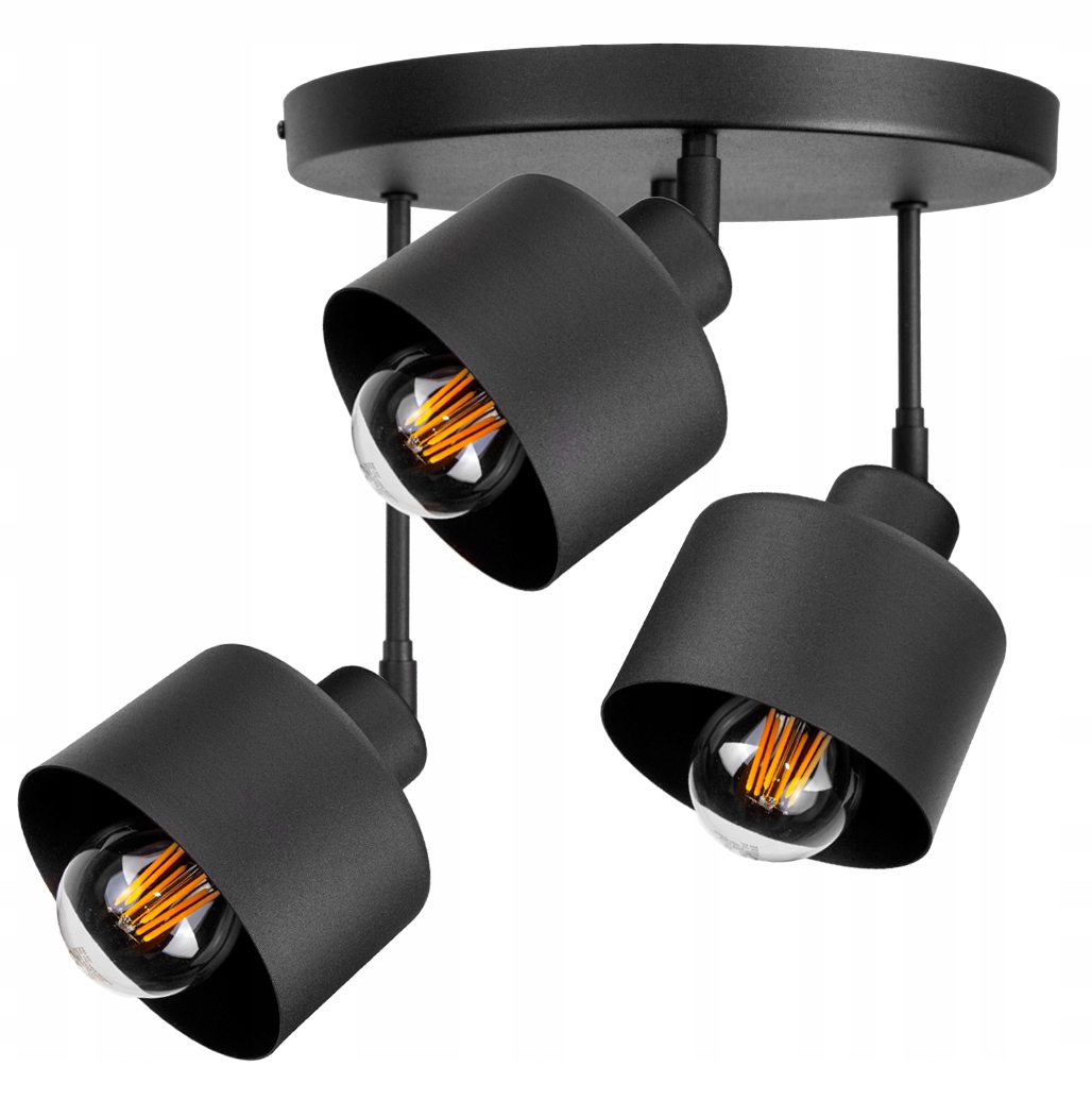 LAMPA SUFITOWA PLAFON ŻYRANDOL LOFT EDISON LED Zasilanie sieciowe