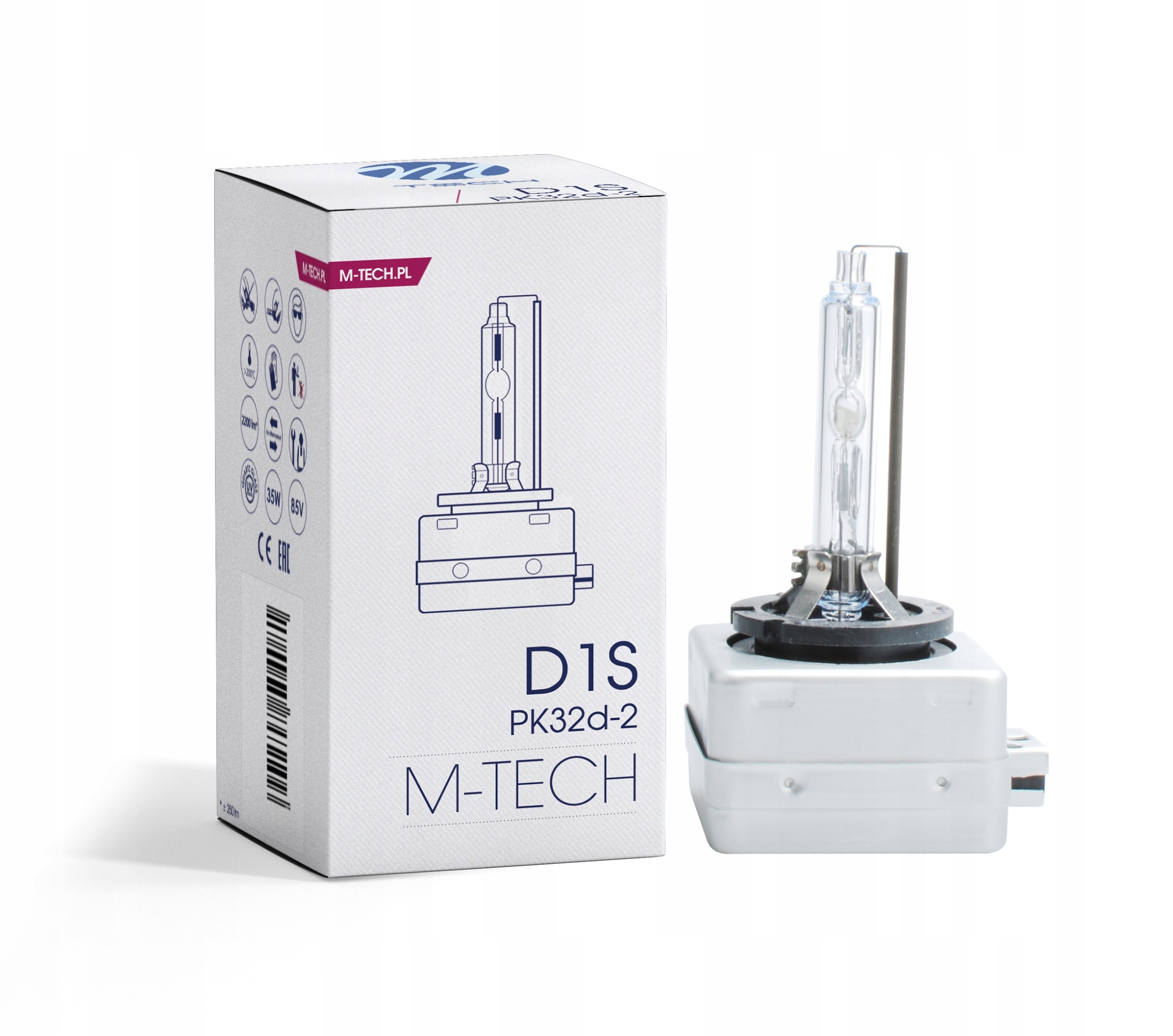 

M-tech Żarnik Xenon D1S 5000K Mt ZHCD1S5 03430