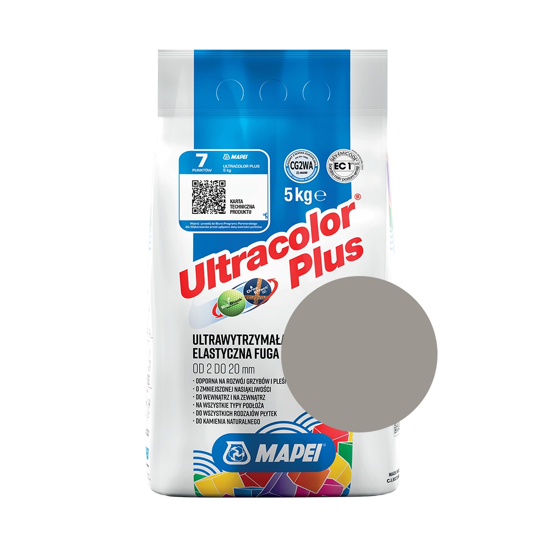 

Fuga Mapei Ultracolor Plus 5kg 112 Tytan