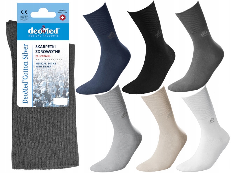 

Skarpetki Deomed Cotton Bezuciskowe 6 Par _35-38