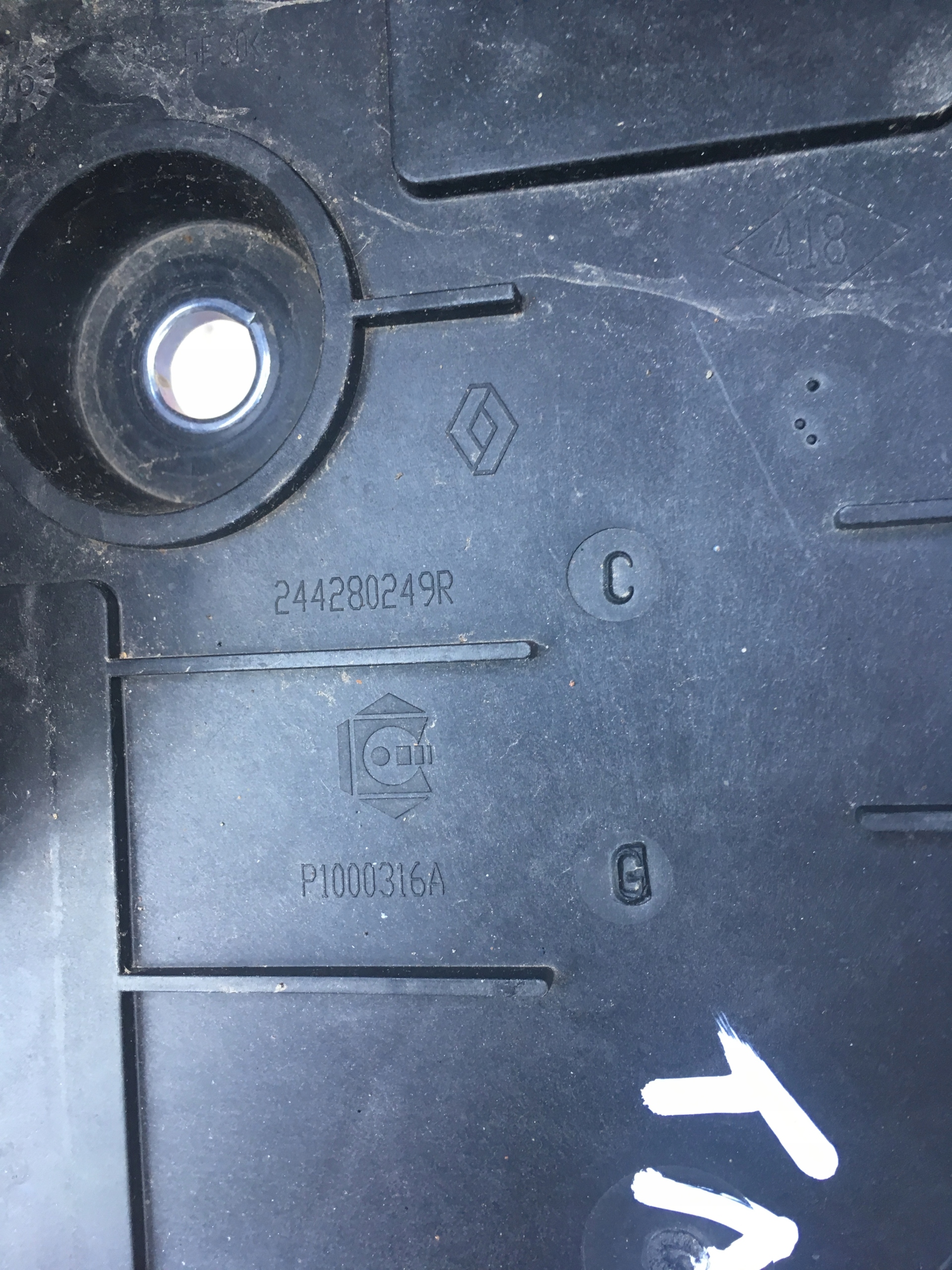 БАЗА RENAULT TALISMAN BATTERY HOUSING