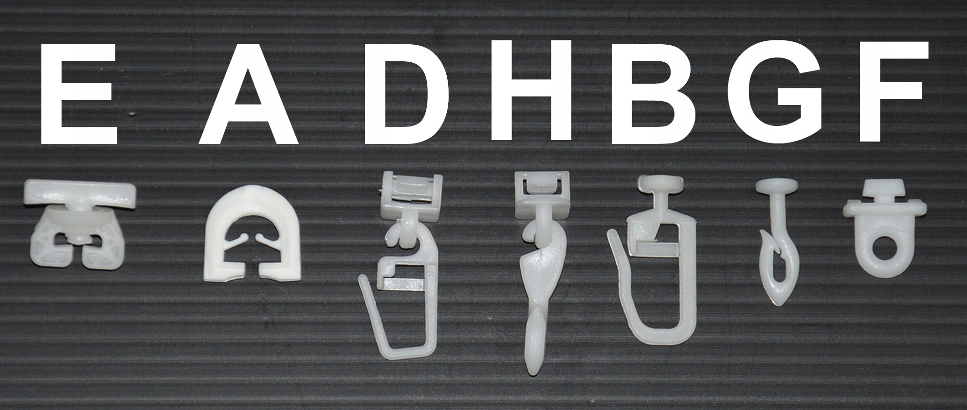 Żabki Uchwyt Do Firan Zasłonek Mod. B 10 szt Fendt Numer katalogowy części 05