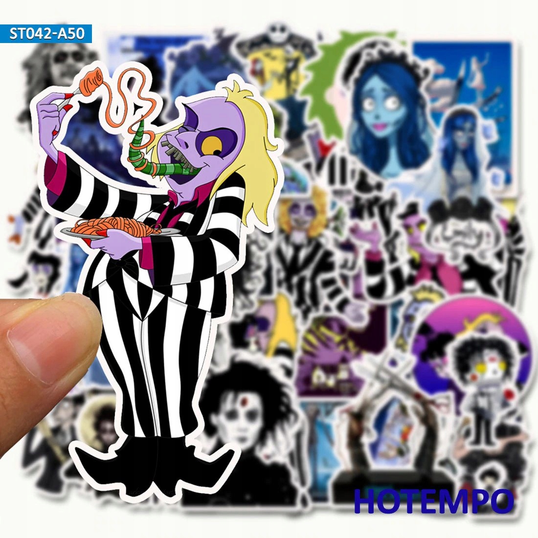 Naklejki Burton Gnijąca Panna Młoda Beetlejuice PL Typ naklejka