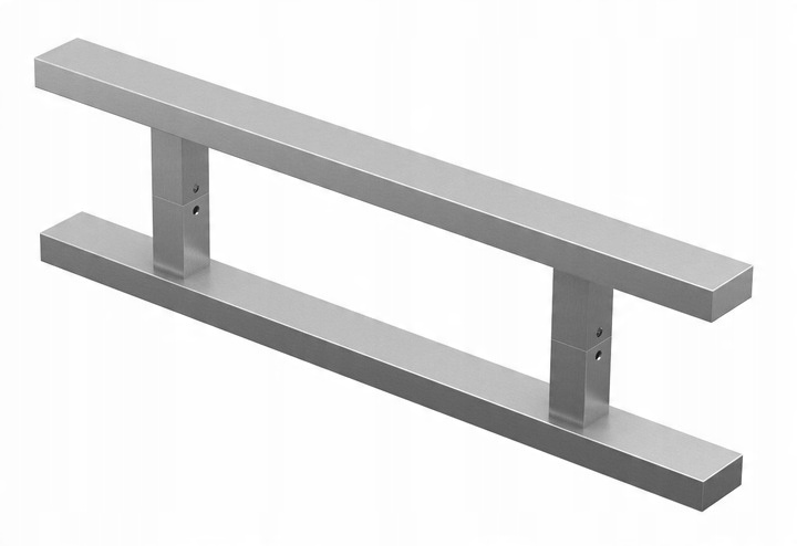 

Pochwyt dwustronny drzwi Inox L-500 Prostokątny