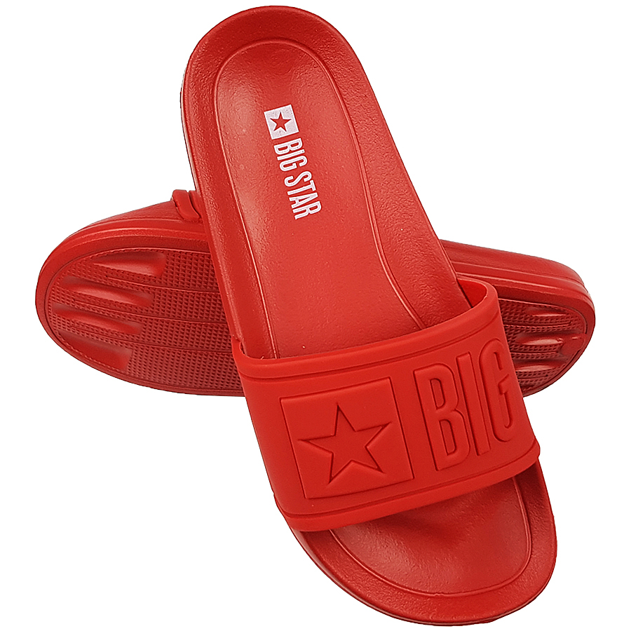 

Klapki Big Star dziecięce czerwone DD374156 35