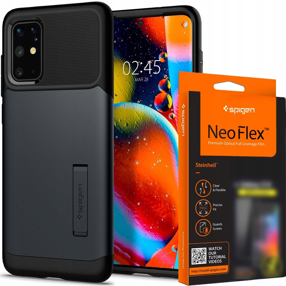 

Etui Do Galaxy S20+ Plus Spigen Slim +2X Folia Spg