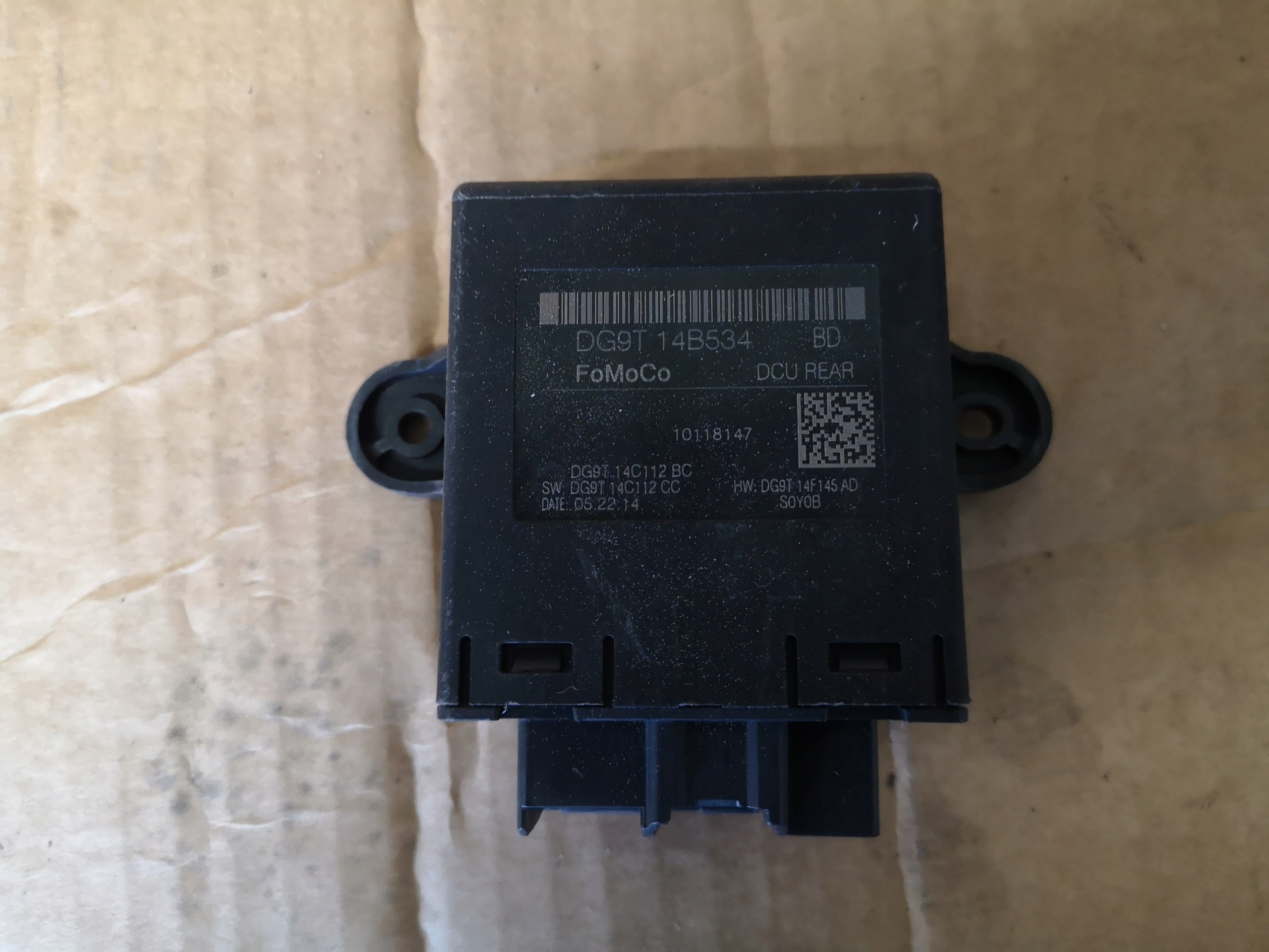 FORD MONDEO MK5 FUSION MODUŁ DRZWI DG9T-14B534-BD