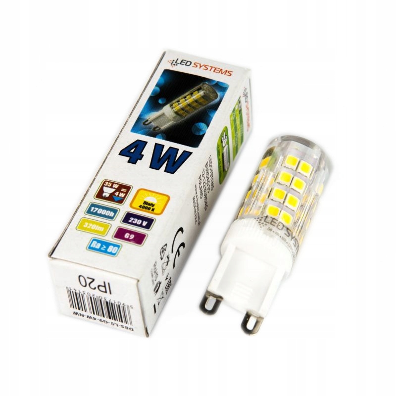 

Żarówka Led G9 4W 4000K 320LM Led Systems