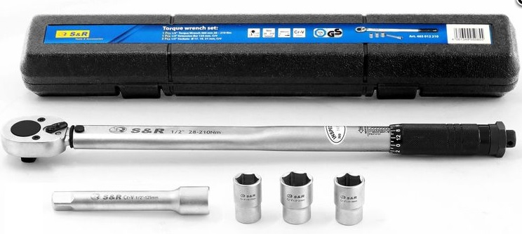 Momentový Kľúč Na Kolesá 1/2'' 28-210 Nm S Blokádou Vpravo/vľavo