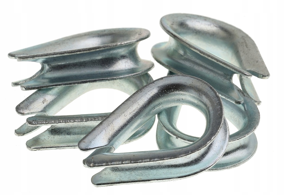 KAUSZA STALOWA DO LIN OCYNKOWANA 12 mm 5 sztuk