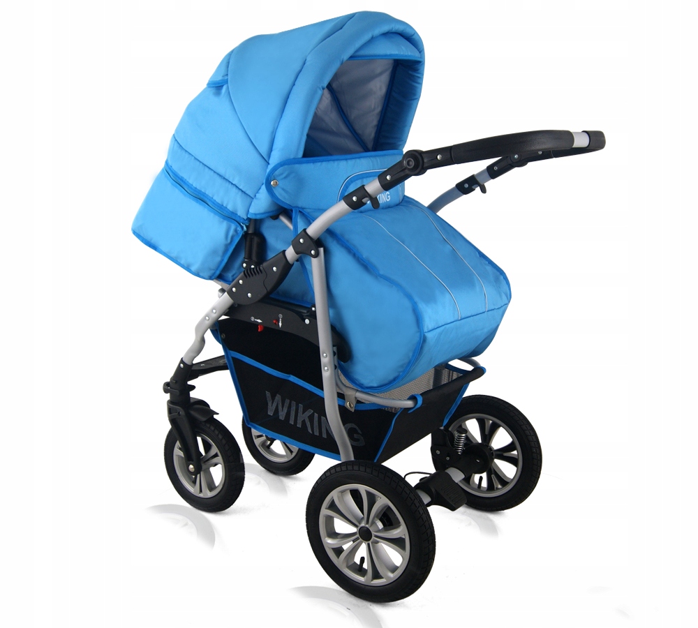 Wózek spacerowy WIKING +gratisy *pompowane koła Elementy zestawu Spacerówka