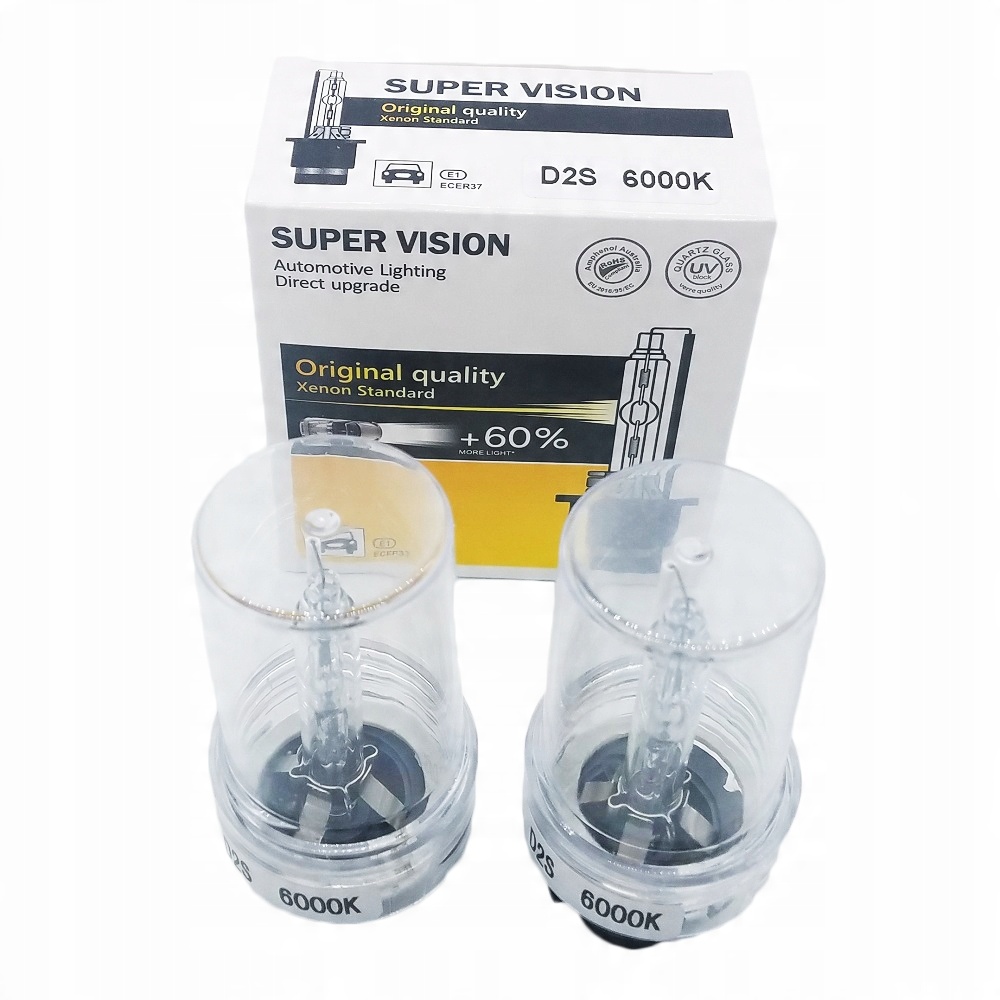

D2S Żarnik Żarówka Xenon 6000K Vision