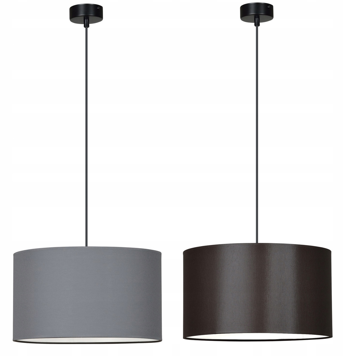 LAMPA WISZĄCA ABAŻUR MATERIAŁ ROTO LED od EMIBIG Rodzaj lampy Sufitowe - wiszące