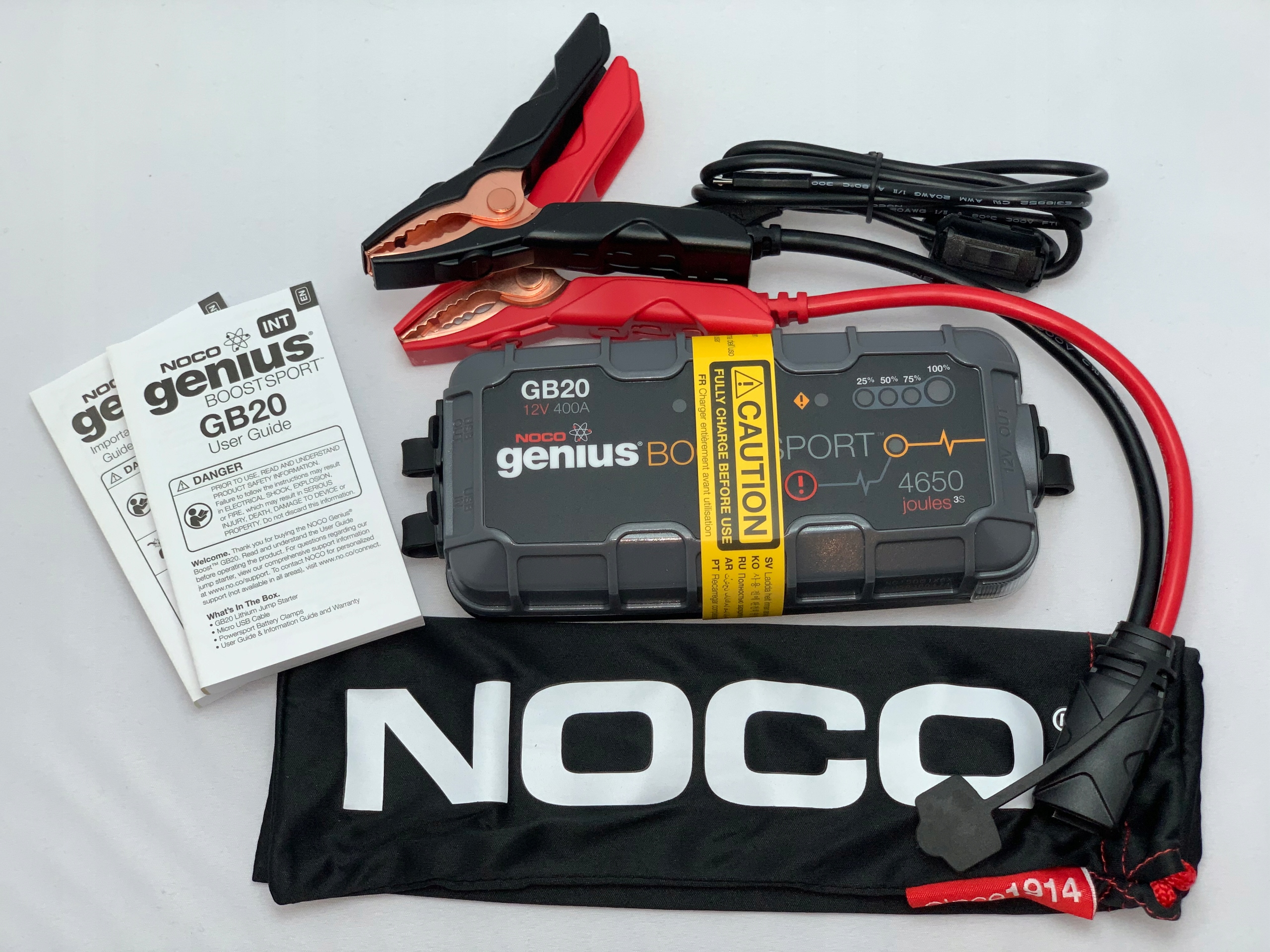 NOCO GB20 JUMP STARTER BOOSTER 12V 400A