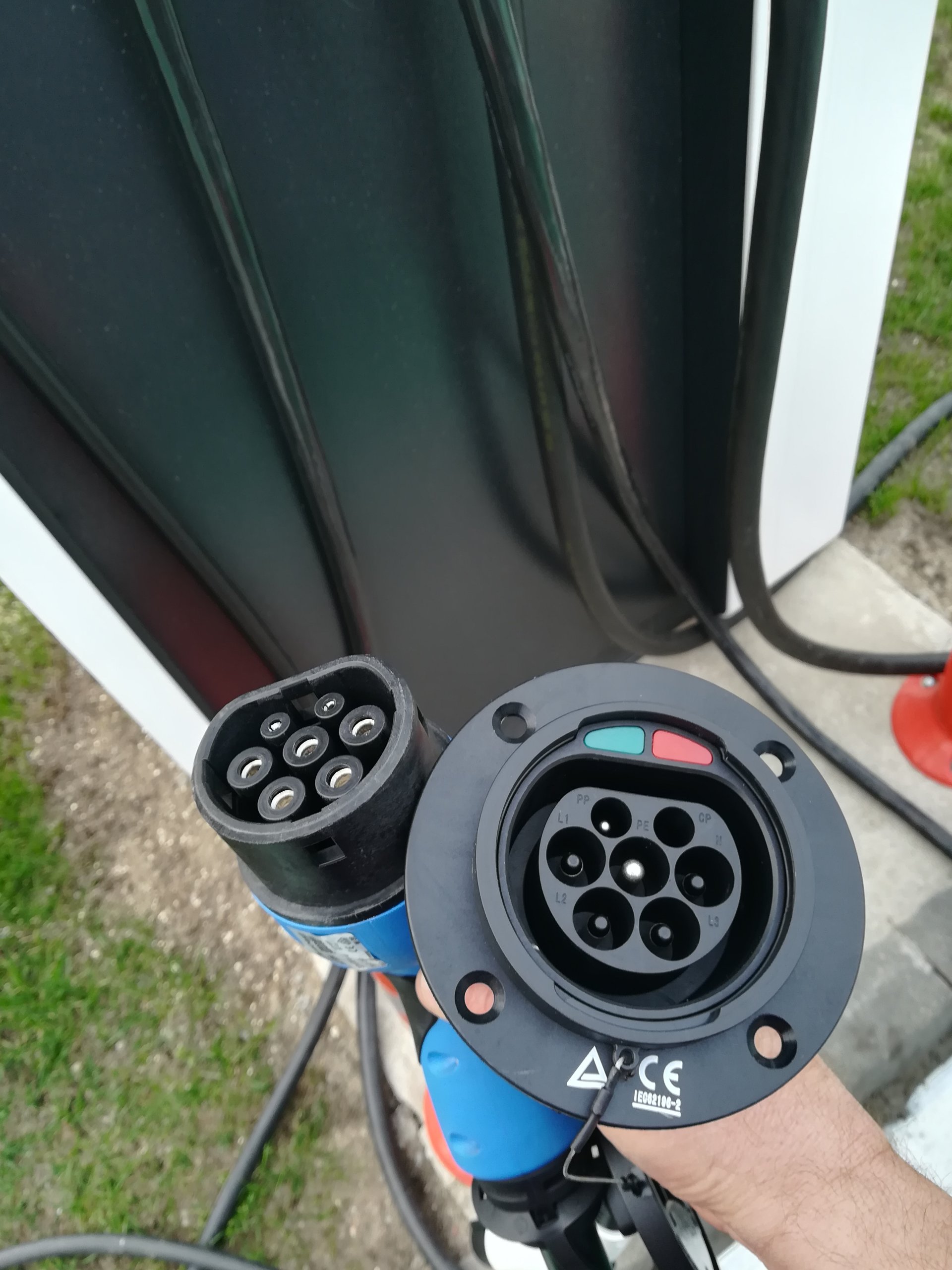 Adapter Przejsciowka T2 T1 32A Weight with packaging 2 kg