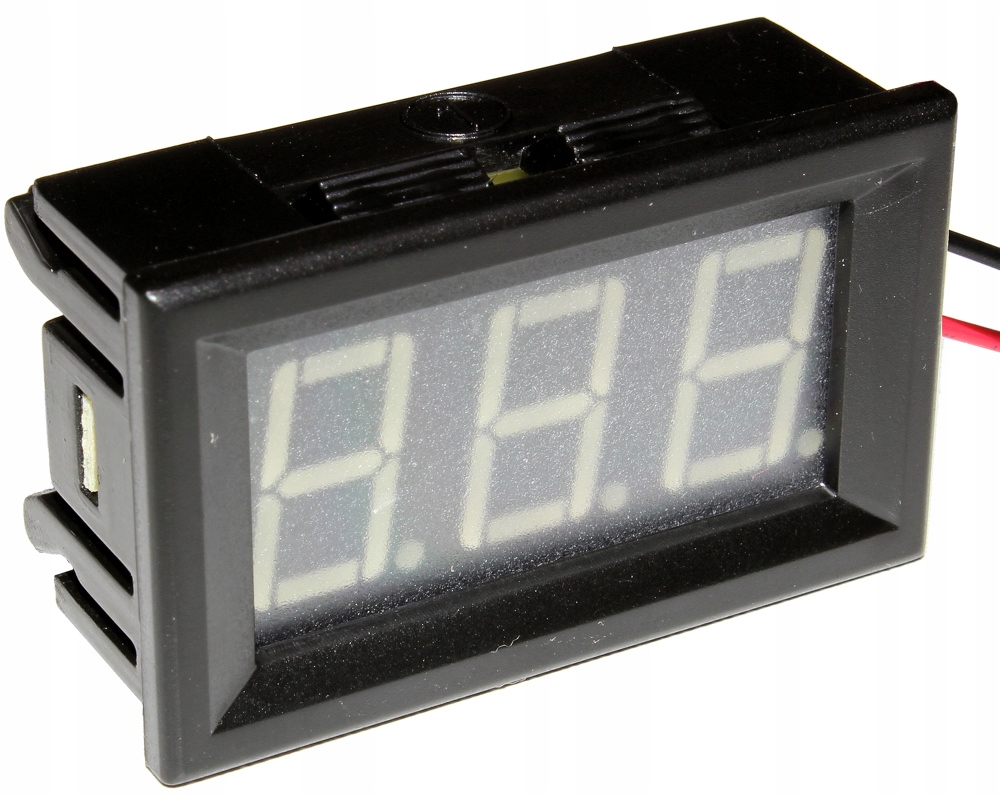 MIERNIK NAPIĘCIA WOLTOMIERZ LED DC 3-30V Niebieski Marka ACS