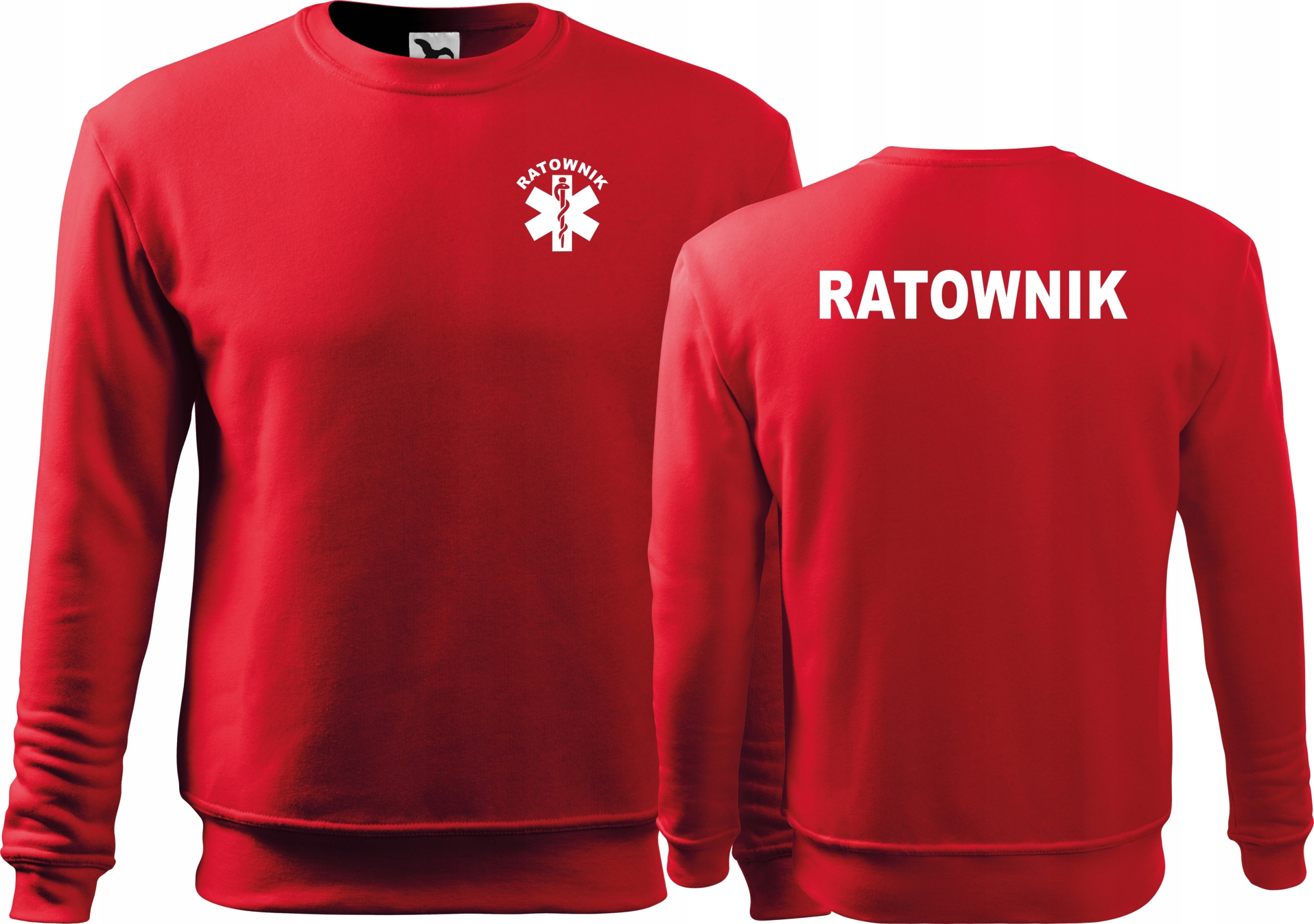 

Bluza medyczna męska z nadrukiem Ratownik r. 3XL