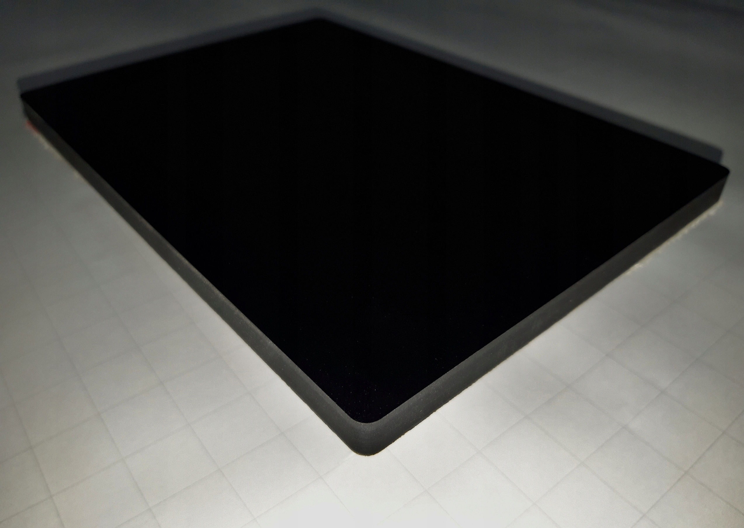 Płyta HPL CZARNA, 10 mm, 0.1 m2. Cięta na wymiar. Kod producenta brak