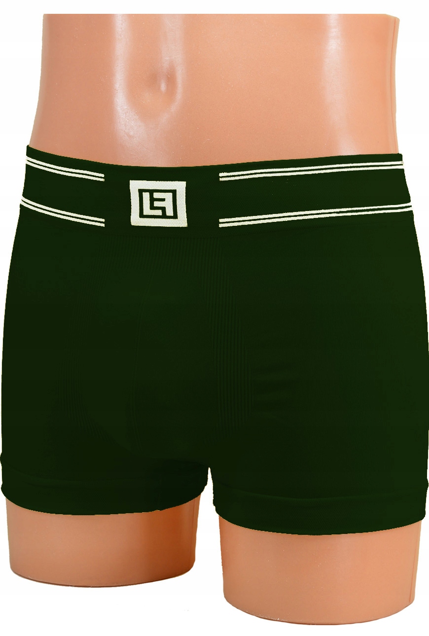 

Włoskie bokserki Oddychające ze srebrem khaki L/XL