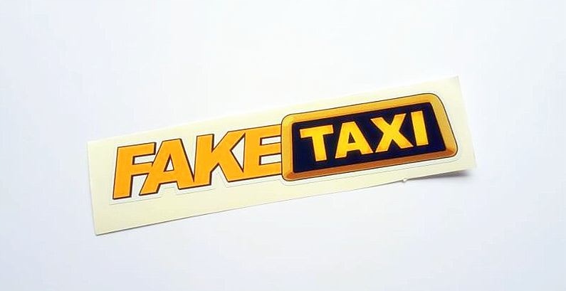 

Naklejka Fake Taxi duża