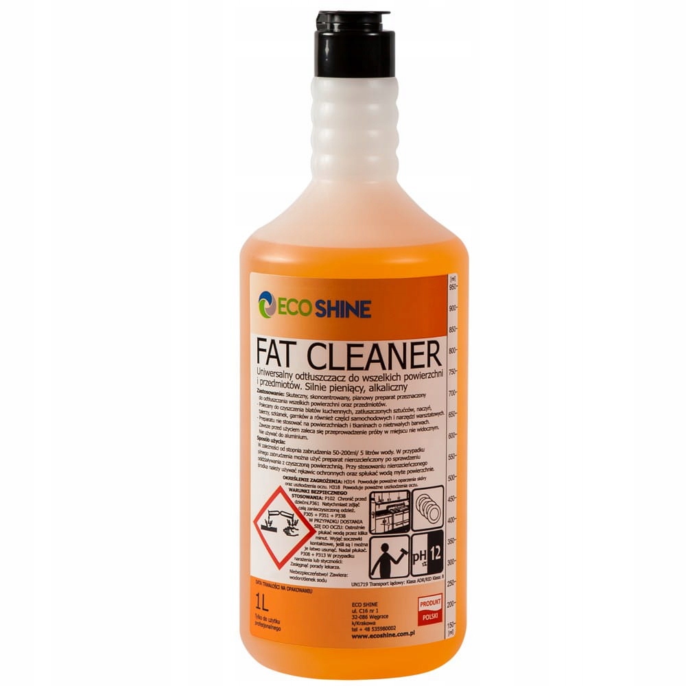 

Eco Shine Fat Cleaner 1l uniwersalny odtłuszczacz