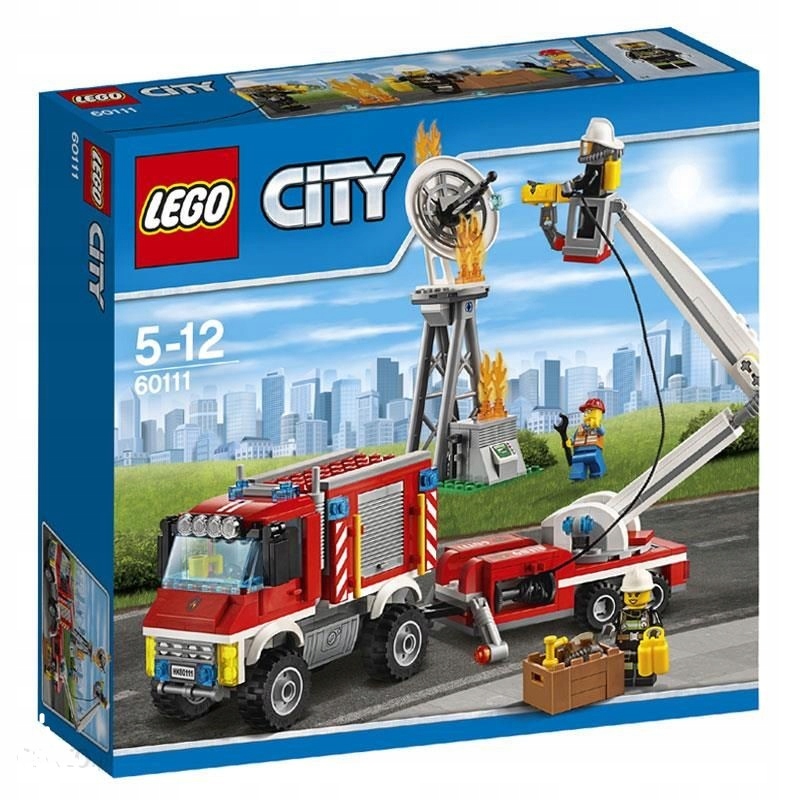 Klocki Lego City Zestaw Ciężarówka strażacka 60111